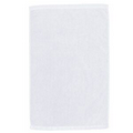 Premium Velour Hand & Sport Towel (White Embroidered)